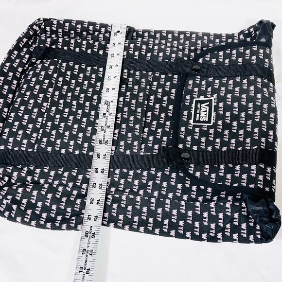 Vans Caravaner Final Lap WTF Backpack Book Bag School Sporty Realm Plus New - Picture 7 of 8